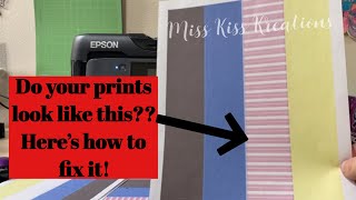 How to fix lines in printout How to clean a printhead [upl. by Tolman]