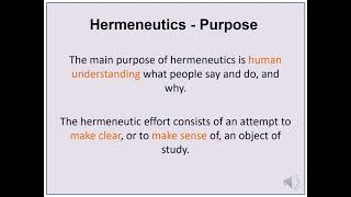 Hermeneutics  Data Analysis Approch in Qualitative Research [upl. by Ahsimac]