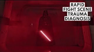 Vader Corridor Scene from ROGUE ONE  Rapid Fight Scene Trauma Diagnosis [upl. by Man81]