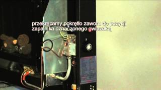 Instrukcja odpalania piecyka gazowego H5w4 LCD Sun Beam [upl. by Bernelle]