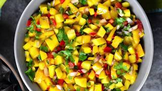 Mango Salsa Recipe [upl. by Blondie]