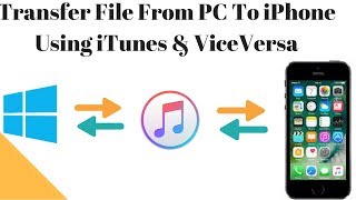 how to transfer files to iPhone using iTunes [upl. by Danni737]