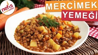 Yeşil Mercimek Yemeği Nasıl Yapılır Çok besleyici çok lezzetli  Nefis Yemek Tarifleri [upl. by Niamreg]