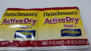 Active dry yeast quotFleischmannsquot [upl. by Hekking]