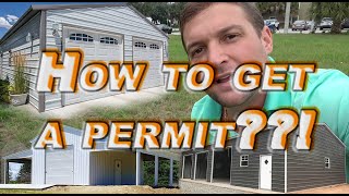 Metal Building Tips and tricks How to get a permit [upl. by Krystin]