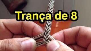 Tutorial tranças com 8 tentos [upl. by Nitaj]