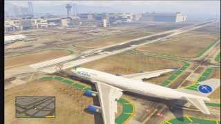 GTA 5 747 flight [upl. by Ttirrem107]