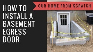 How to Install a Basement Egress [upl. by Euridice]