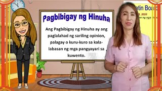 Pagbibigay ng Hinuha  MELC Based Content  Aralin 5 Unang Markahan  Filipino 6 [upl. by Llerrac]