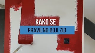 Uradi sam Postupak bojenja zidova [upl. by Analahs]