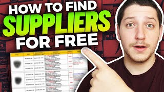 How to Easily Find Wholesale amp Dropshipping Suppliers for FREE 5 Methods [upl. by Ahtelahs]