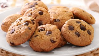 Galletas con Chips de Chocolate SIN HORNO  Chocolate Chip Cookies [upl. by Ahsyt]