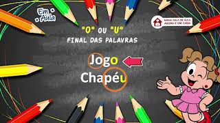 Uso do O ou U no final das palavras [upl. by Etiuqal]