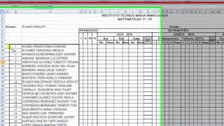 CUADROS EN EXCEL 2007 1wmv TALLER 3 [upl. by Imorej]