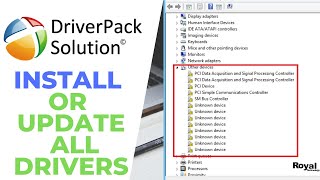 How to use Driverpack Solution Online  How to install drivers in Windows PC [upl. by Marjana450]