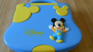 Disney  Clementoni Mickey Mouse Clubhouse Learning Laptop toy review [upl. by Reedy289]