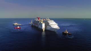 BOKA Vanguard loading Carnival Vista [upl. by Schmeltzer861]