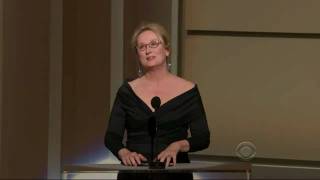 HD Meryl Streep Salutes Robert De Niro  Kennedy Center Honors 2009 [upl. by Kudva]