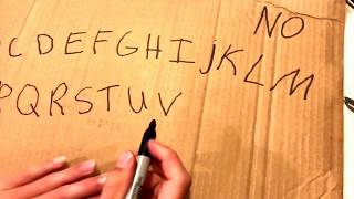 HOW TO MAKE YOUR OWN HOMEMADE OUIJA BOARD [upl. by Seton]