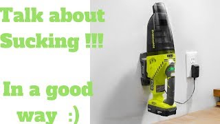 Ryobi P 714K 18Volt ONE EVERCHARGE Hand Vacuum Kit Review [upl. by Ruthanne]