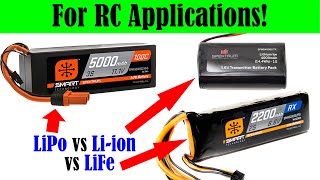 Basics of LiPo vs Li ion vs LiFe Batteries Explained [upl. by Nilhtac]