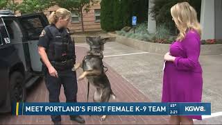 Meet Portlands first female K9 team [upl. by Scoville]