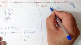 Ex53 Q6 Chapter5 Squares and Square Roots  Ncert Maths Class 8  Cbse [upl. by Ryon]