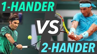 1handed vs 2handed Backhand Which is BETTER [upl. by Angy309]