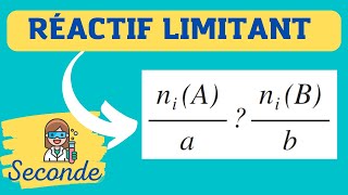 👩‍🔬 Déterminer le réactif limitant  calcul facile  CHIMIE  SECONDE [upl. by Eittak]