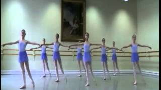 Floor Exercises Russian Ballet Class [upl. by Tengler181]