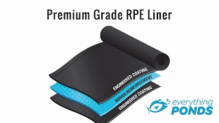 Premium Grade RPE Pond Liners by Everything Ponds Overview [upl. by Issim]