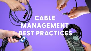 How to label cables cable management best practices for AV industry [upl. by Verbenia597]