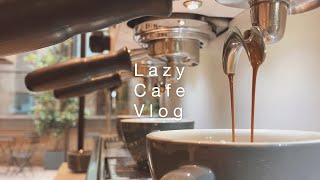 Relaxing Cafe vlog Barista Joy Latte art Coffee shop noise ASMR [upl. by Euqinmod]