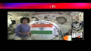 Sunita Williams hoists Indian flag in space [upl. by Junko933]