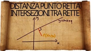 Distanza Punto Retta e Intersezione tra Rette [upl. by Bili]