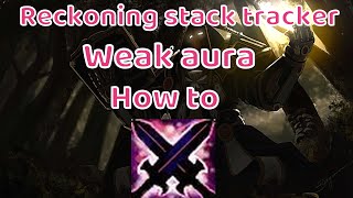 WOW Classic reckoning weak aura how to [upl. by Ahsinan312]