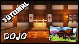 How To Build A Dojo  Minecraft Tutorial [upl. by Enelyt]