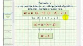 Ex 1 Simplify Expressions with Factorials [upl. by Zoeller]