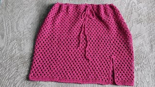 Falda a crochet paso a paso [upl. by Wilser]