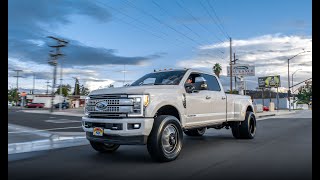 F350 Dually ON 22quot Fuel Wheels WITH 37quot TOYO RT [upl. by Ljoka]