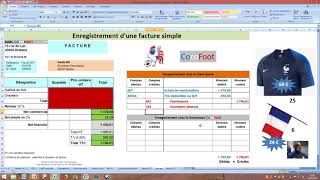 Enregistrement comptable dune facture [upl. by Gemma]