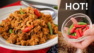 HOT THAI TUNA  Red Curry Stir Fried Tuna Recipe [upl. by Brodie306]