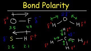 Bond Polarity Electronegativity and Dipole Moment  Chemistry Practice Problems [upl. by Yanahs]