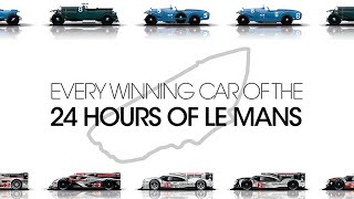 Le Mans Winners Every Winning Car of the 24 hours of Le Mans [upl. by Holna]