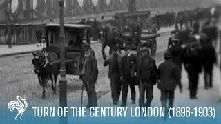 Early English Traffic Turn of the Century London 18961903  British Pathé [upl. by Sema]