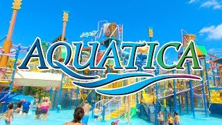 Aquatica Orlando Spring Break 2021 Water Park Florida  Full Walking Tour [upl. by Rochemont]