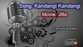 Karaoke  Kandangi Kandangi Tamil [upl. by Marlow10]