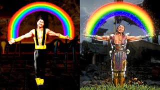 Mortal Kombat All FRIENDSHIP Comparisons MK2 MK3 MKT MK11 [upl. by Rogers475]