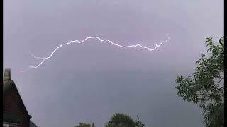 Thunder and Lightning over Blackpool 7th September 2022 [upl. by Iclek]