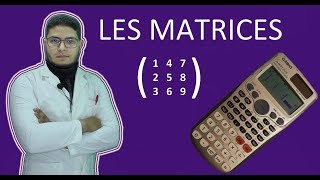 Algèbre  Les matrices avec la calculatrice scientifique [upl. by Ailliw461]